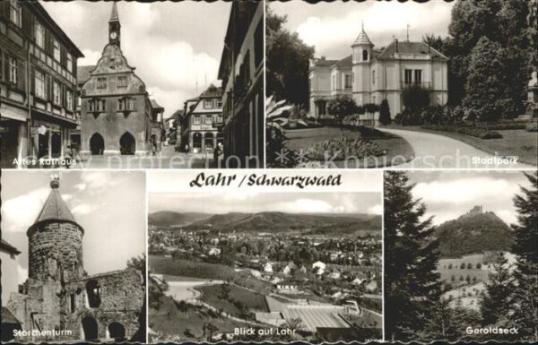 Lahr Schwarzwald Altes Rathaus Stadtpark Storchenturm To