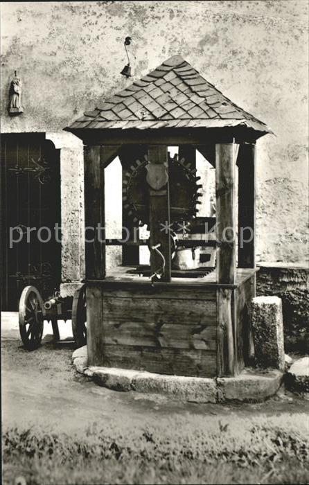 Forchheim Oberfranken Zisterne auf der Burg Glössweinstein