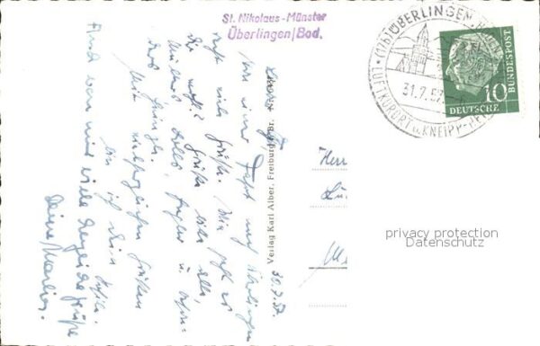 Ueberlingen Bodensee Ortsansicht Kirche Säntis – Bild 2