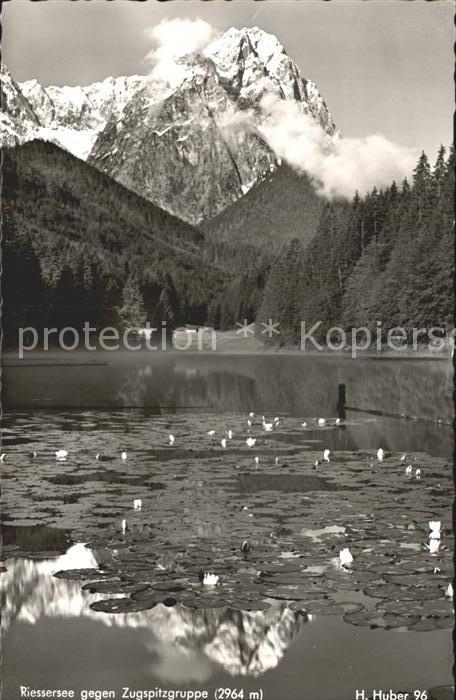 Riessersee mit Zugspitzgruppe