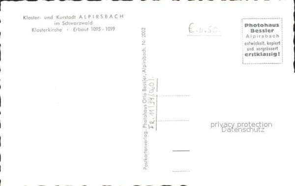 Alpirsbach Klosterkirche Inneres – Bild 2
