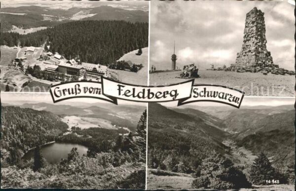 Feldberg Schwarzwald Fliegeraufnahme Hotel Feldberger Hof Bi