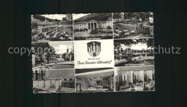 Bad Sooden-Allendorf Kurpark Kurmittelhaus Soodener Tor Schw