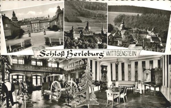 Berleburg Bad Schloss Berleburg Wittgenstein Teilansi