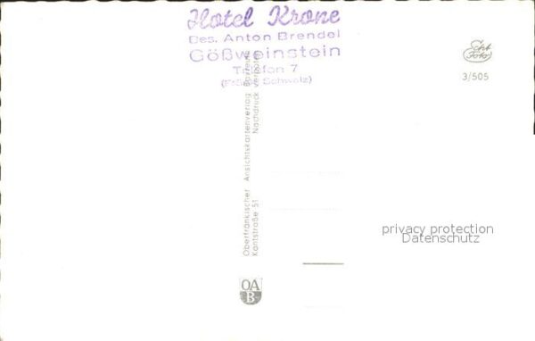 Goessweinstein Kirche Panorama Schloss – Bild 2