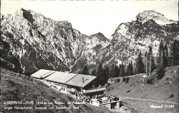 Pertisau Achensee Bärenbad Alpe mit Hahnenkamm Sonnjoch u