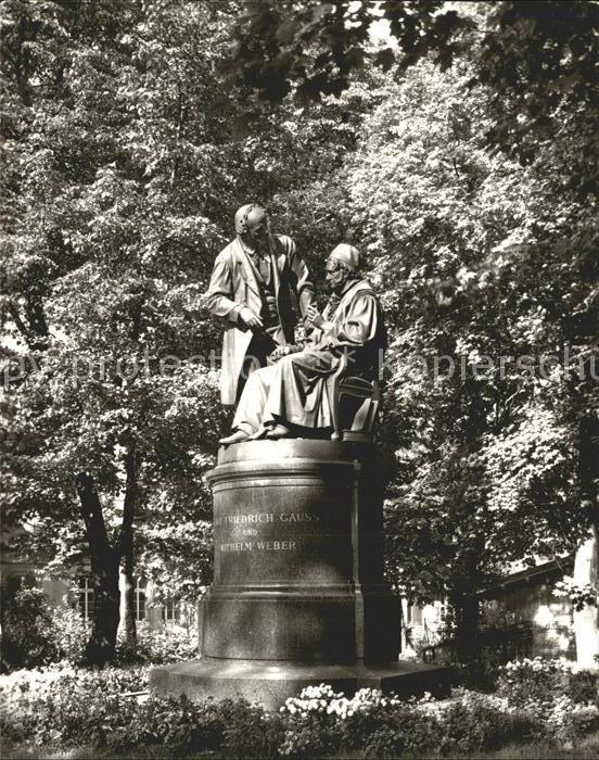Goettingen Niedersachsen Gaus Weber Denkmal
