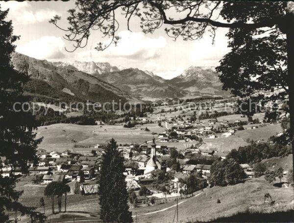 Reit Winkl Panorama mit Kaisergebirge