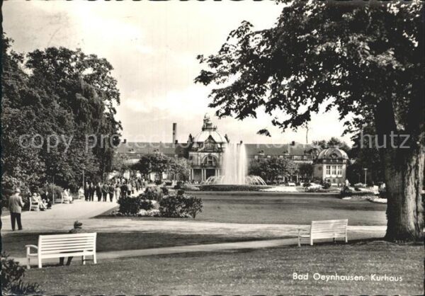 Bad Oeynhausen Kurhaus Kurpark Fontäne