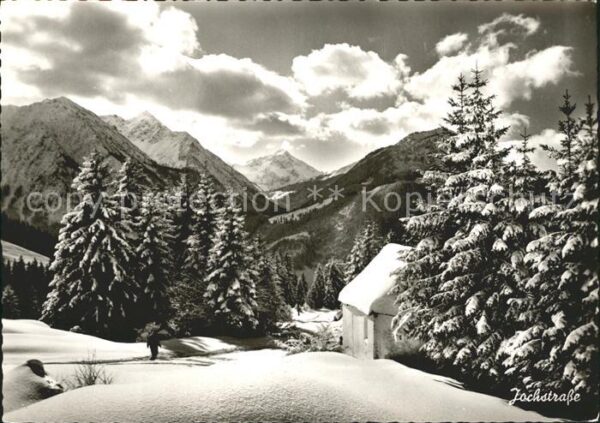 Hindelang Kapelle an der alten Jochstrasse mit Br