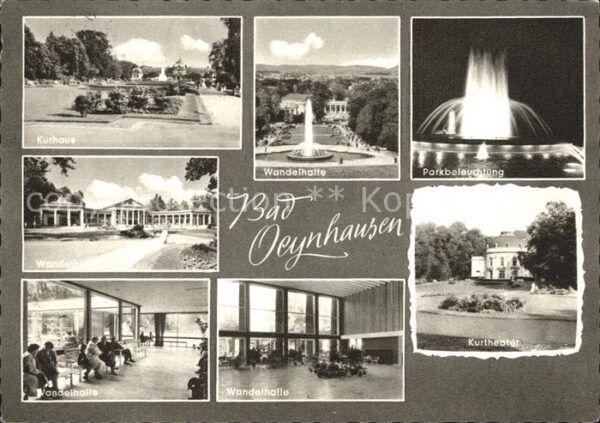 Bad Oeynhausen Kurhaus Wandelhalle Leuchtfontäne Wande