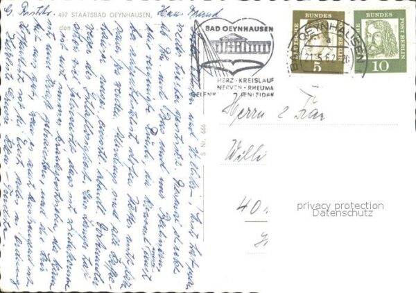 Bad Oeynhausen Kurhaus Wandelhalle Leuchtfontäne Wande – Bild 2