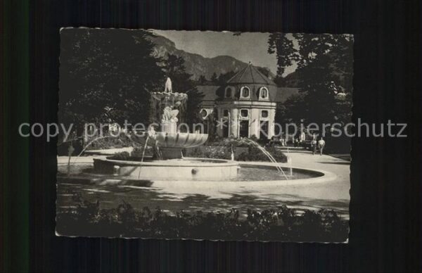 Bad Reichenhall Kurpark Brunnen