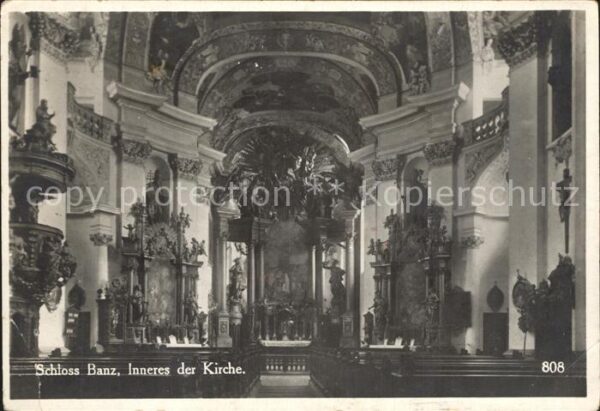 Bad Staffelstein Schloss Banz Inneres der Kirche