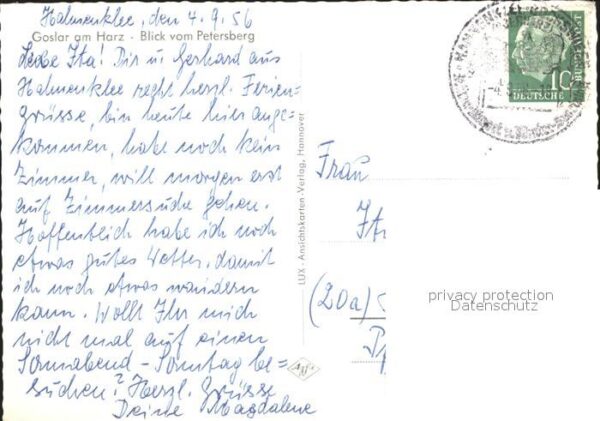 Goslar Blick vom Petersberg – Bild 2