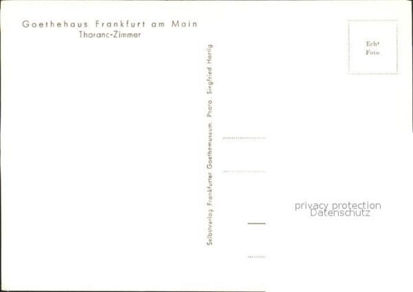 Frankfurt Main Goethehaus Thoranc Zimmer – Bild 2