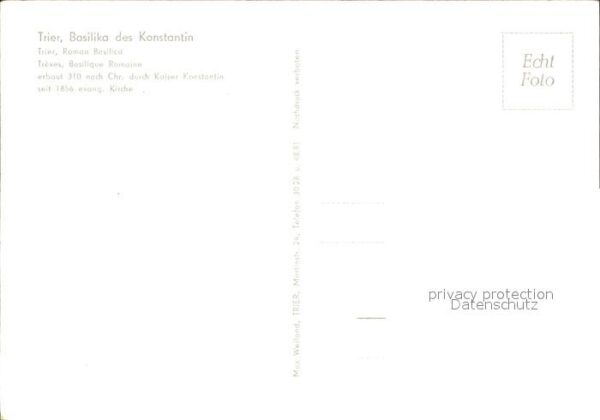 Trier Basilika des Konstantin – Bild 2
