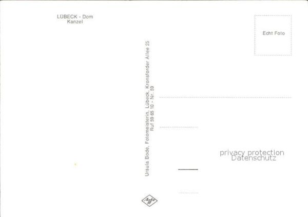 Luebeck Dom Kanzel – Bild 2