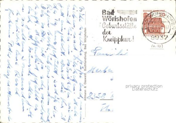 Bad Woerishofen Stadtblick Kneippdenkmal Kneippstr Kurp – Bild 2
