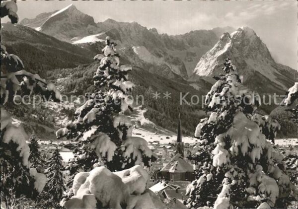 Partenkirchen mit Zugspitzgruppe