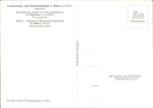 Mainz Rhein Holzturm – Bild 2