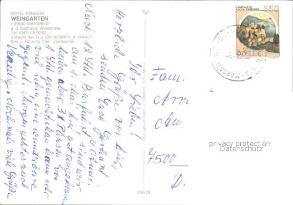 Margreid Weinstrasse Hotel Pension Weingarten – Bild 2