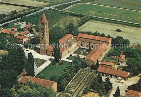 Codigoro Abbazia di Pomposa Fliegeraufnahme