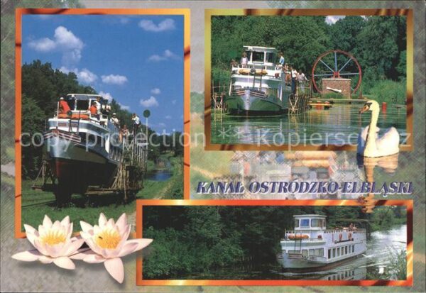 Polen Kanal Ostrodzko_Elblaski Ausflugsschiff