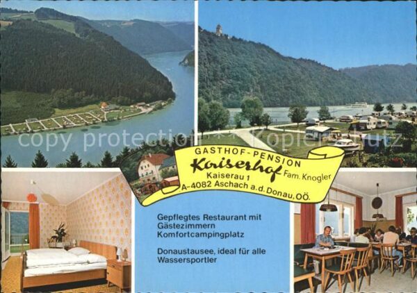 Aschach Donau Gasthof Pension Kaiserhof Gastraum Zimm