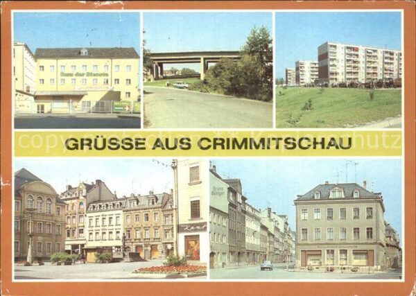 Crimmitschau Haus der Dienste Autobahnbrücke Neubaut