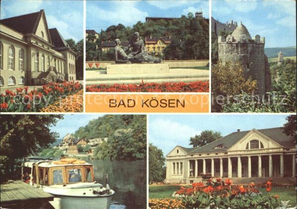 Bad Koesen Badehaus Gradierwerk Rudelsburg Dampfer
