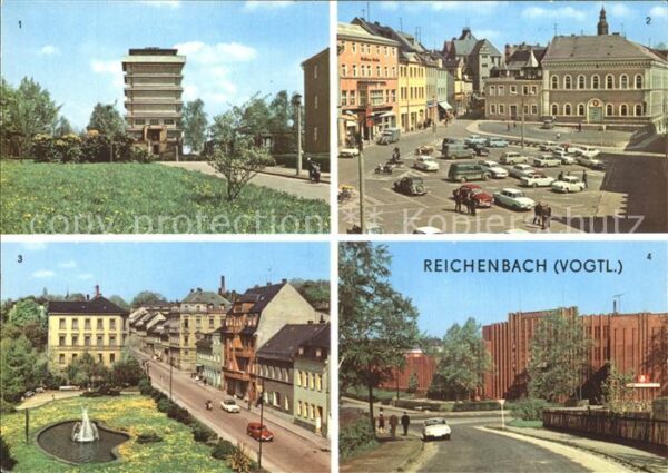 Reichenbach Vogtland Wasserturm Marktplatz PdF Ingenieurschu