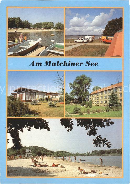 Malchin Demmin Malchiner See Teilansichten Strandparti