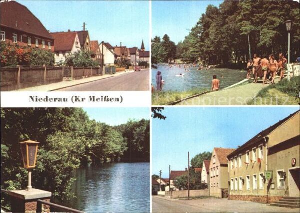 Niederau Meissen Kirchstr Waldbad Volkspark Buschmühle K