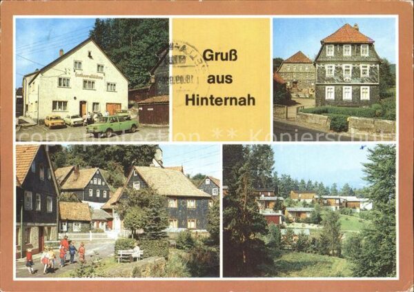 Hinternah Gasthaus Mühlberg Ortsmotiv Kirchweg Bu