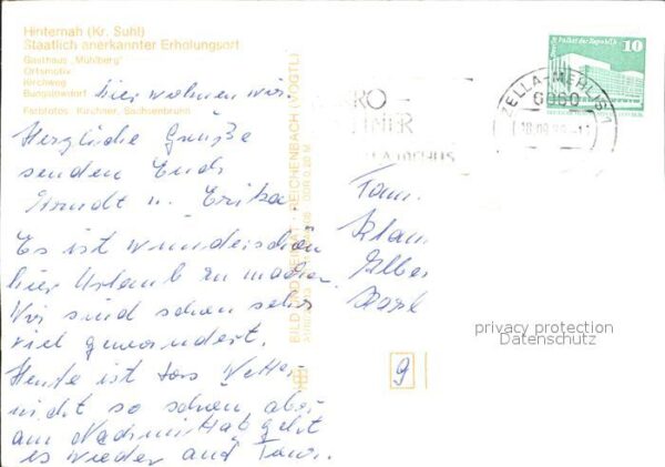 Hinternah Gasthaus Mühlberg Ortsmotiv Kirchweg Bu – Bild 2