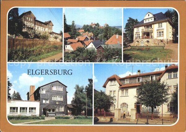 Elgersburg Reichsbahn Erholungsheim Schloss Kinder