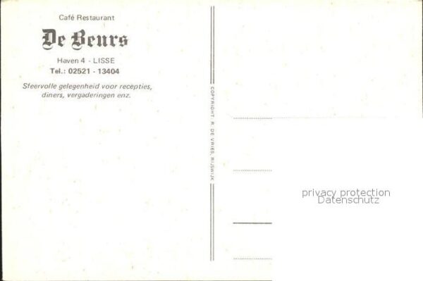 Lisse De Beurs Cafe Restaurant – Bild 2
