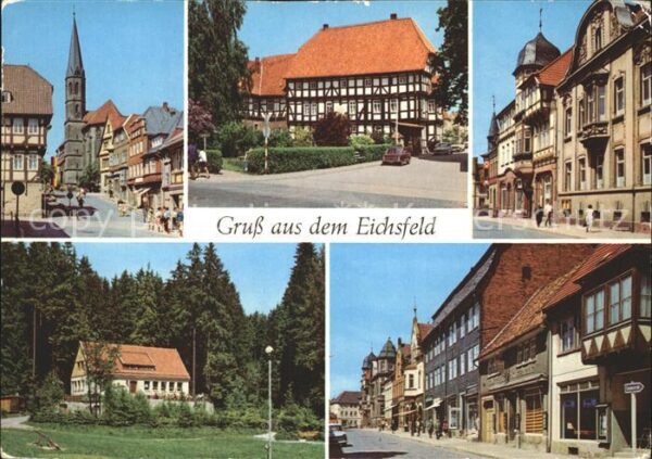 Heiligenstadt Eichsfeld mit Worbis Rathaus Dingelstädt Rathaus