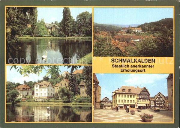 Schmalkalden Schloss Wilhelmsburg Schwanenteich Am A