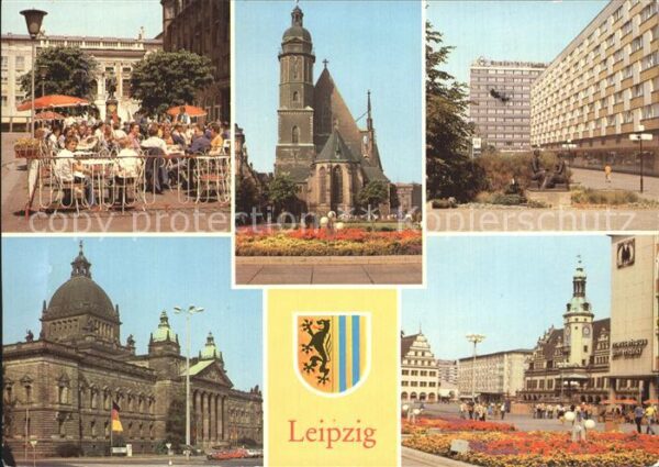 Leipzig Naschmarkt Thomaskirche Pelzzentrum am