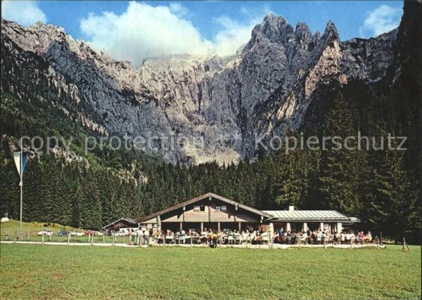 Berchtesgaden Scharitzkehl Alm mit Hohem Göll