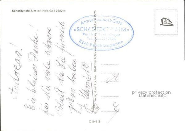 Berchtesgaden Scharitzkehl Alm mit Hohem Göll – Bild 2