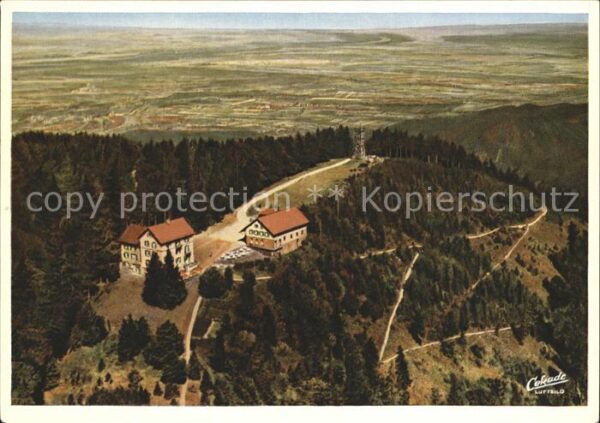 Badenweiler Hotel Hochblauen Rheinebene Fliegeraufn