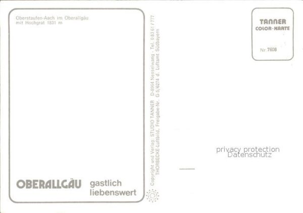 Aach Oberstaufen mit Hochgrat Fliegeraufnahme – Bild 2