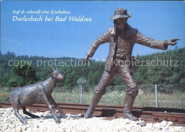 Bad Waldsee Eisenbahn Denkmal in Durlesbach Gedicht