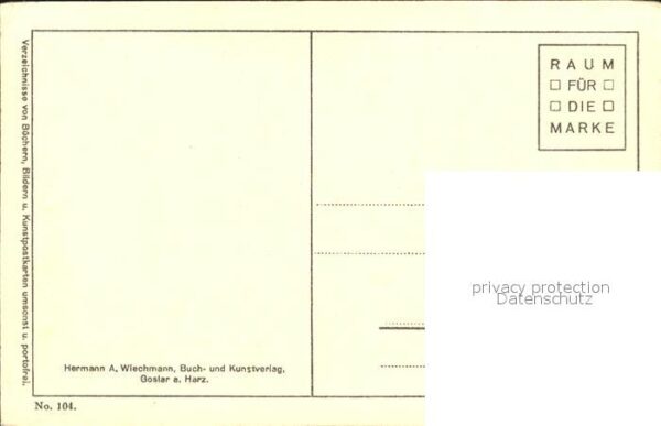 Verlag Wiechmann Nr. 104 Künstlerkarte W. R. Leigh Grossvate – Bild 2