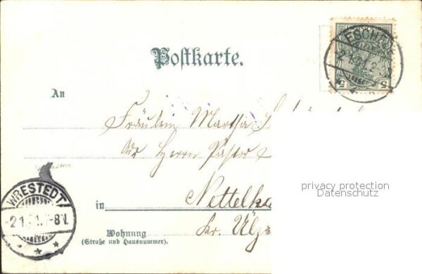 Blumen Lilien Litho – Bild 2