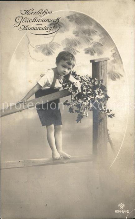 Foto SBW RPH Nr. 6541/42 Namenstag Kind