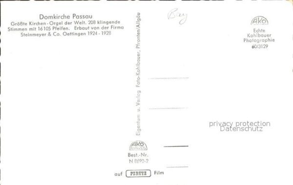 Kirchenorgel Domkirche Passau – Bild 2